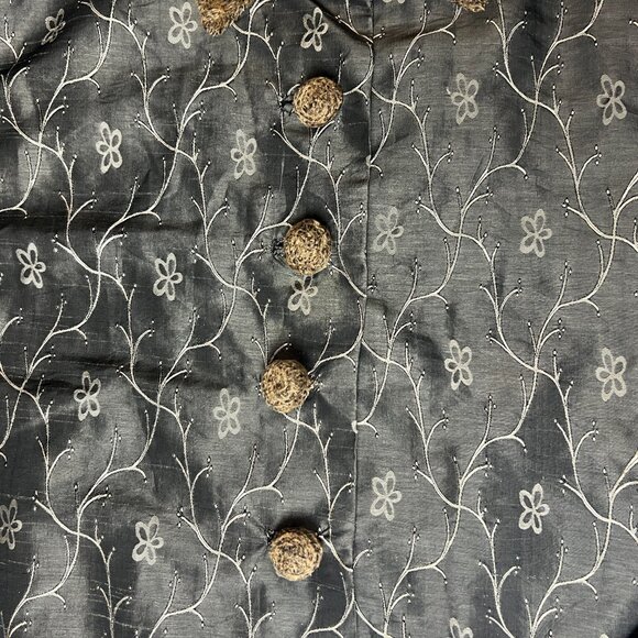 Broadway Vintage Collection NY Floral Embroidered Jacket One Size See Photos - Picture 7 of 12